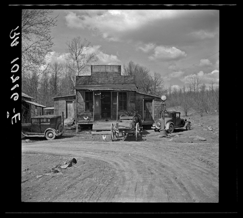 Buttermilk Junction, Martin County, Indiana, 1937.